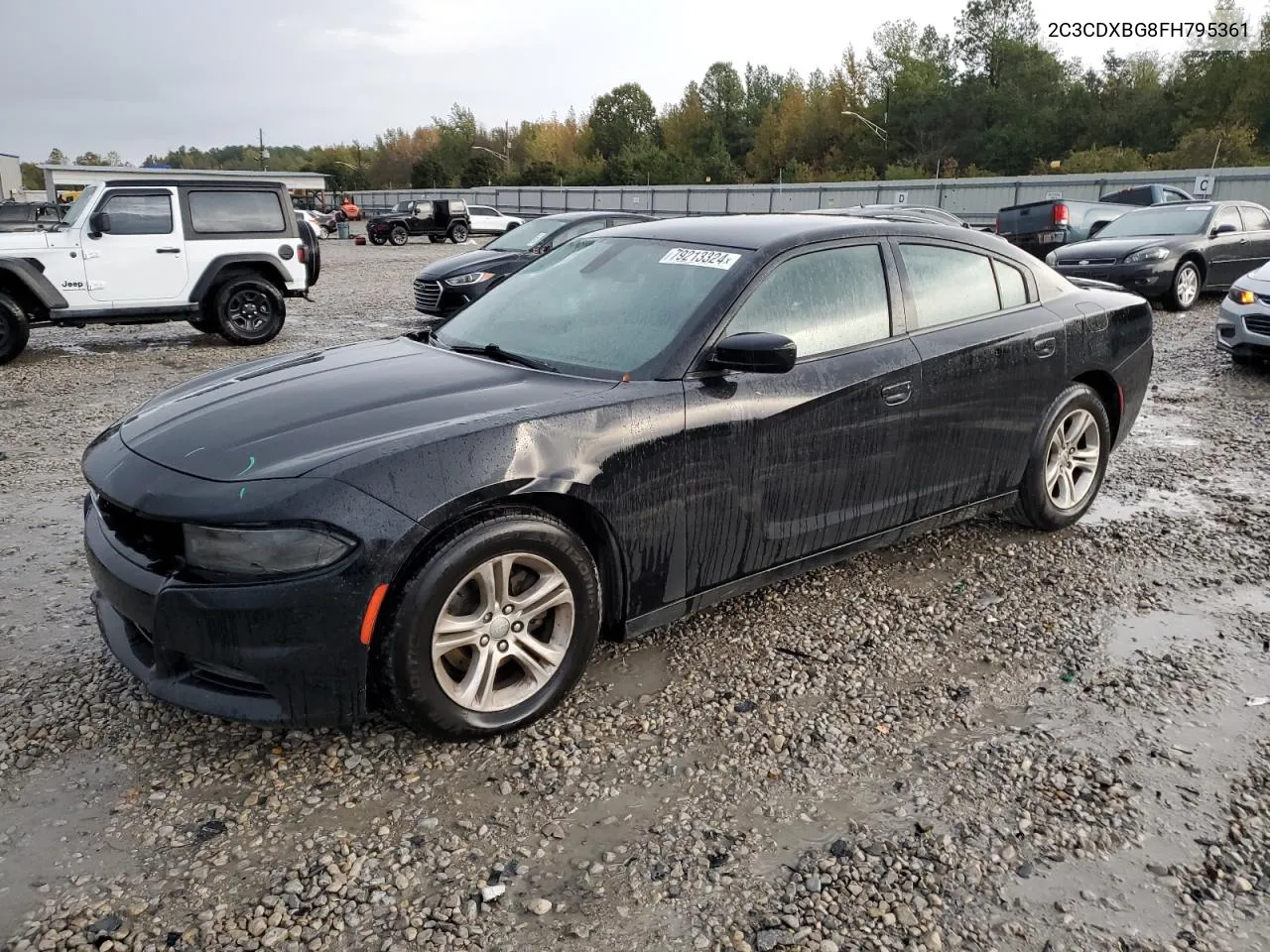 2015 Dodge Charger Se VIN: 2C3CDXBG8FH795361 Lot: 79213324