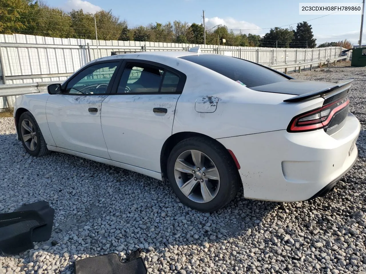 2015 Dodge Charger Sxt VIN: 2C3CDXHG8FH789860 Lot: 79410544