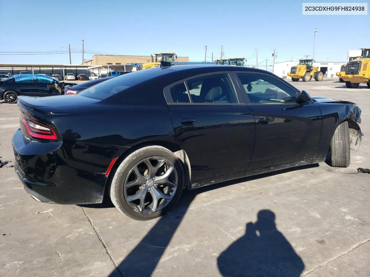 2015 Dodge Charger Sxt VIN: 2C3CDXHG9FH824938 Lot: 79575324