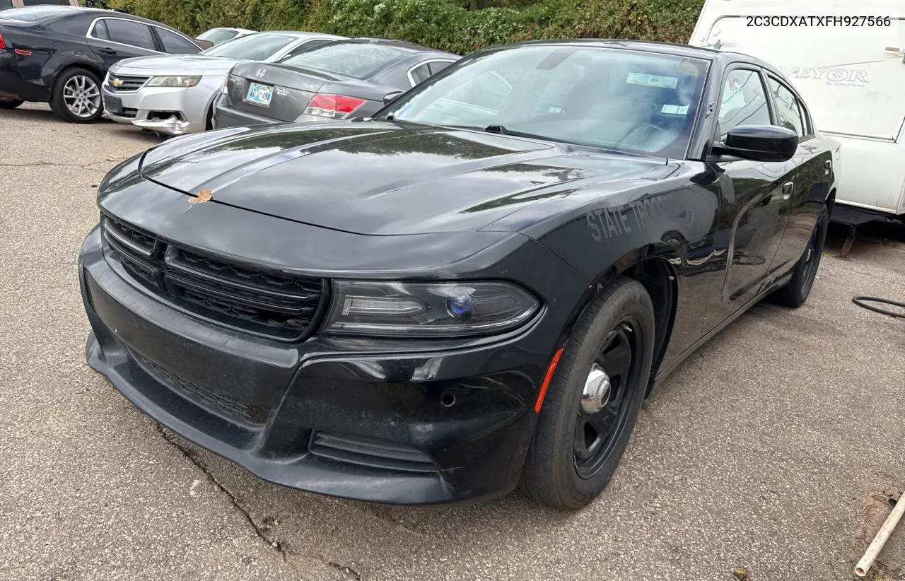 2015 Dodge Charger Police VIN: 2C3CDXATXFH927566 Lot: 79691644