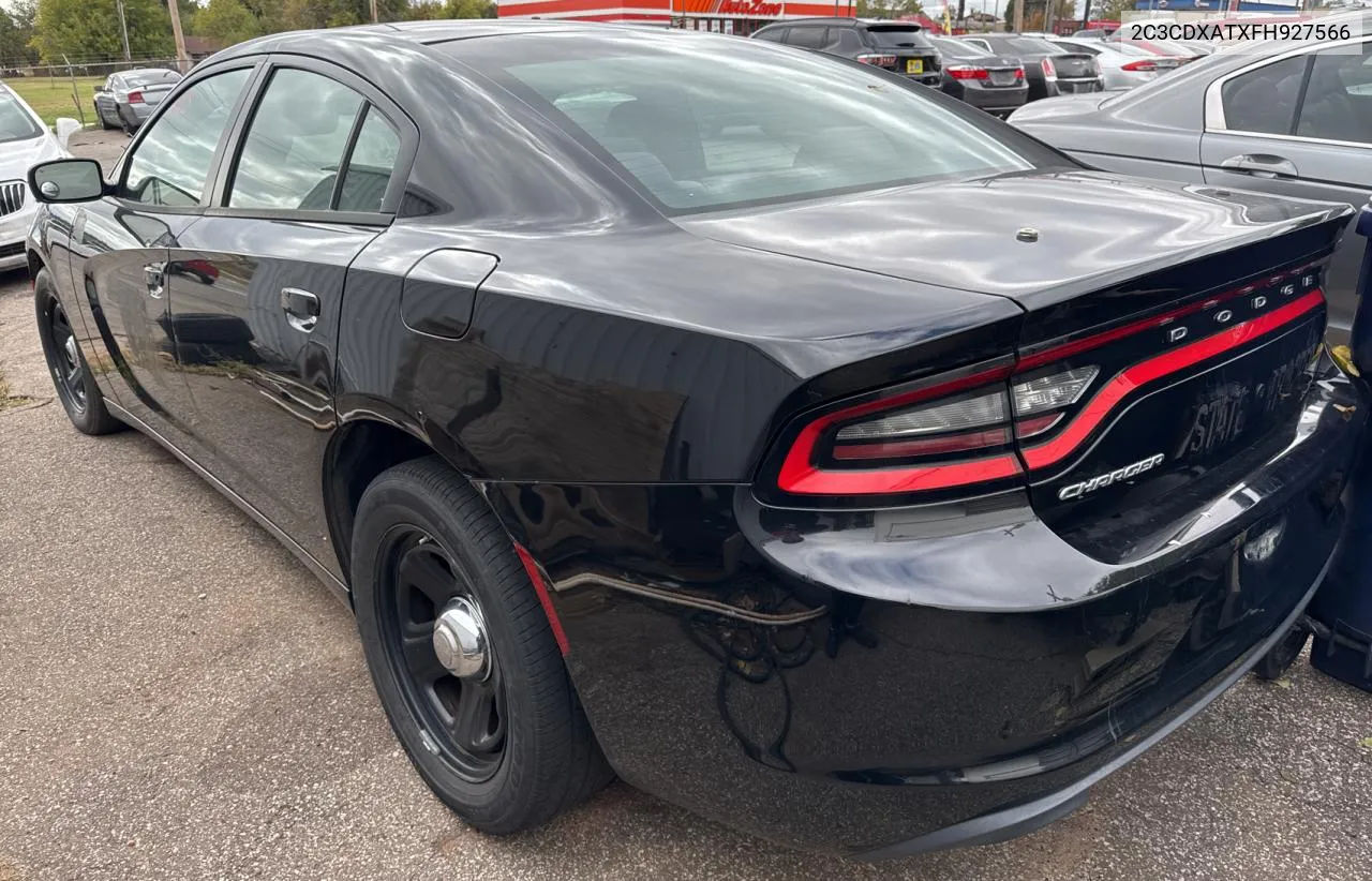 2015 Dodge Charger Police VIN: 2C3CDXATXFH927566 Lot: 79691644