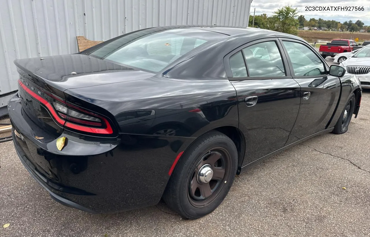 2015 Dodge Charger Police VIN: 2C3CDXATXFH927566 Lot: 79691644