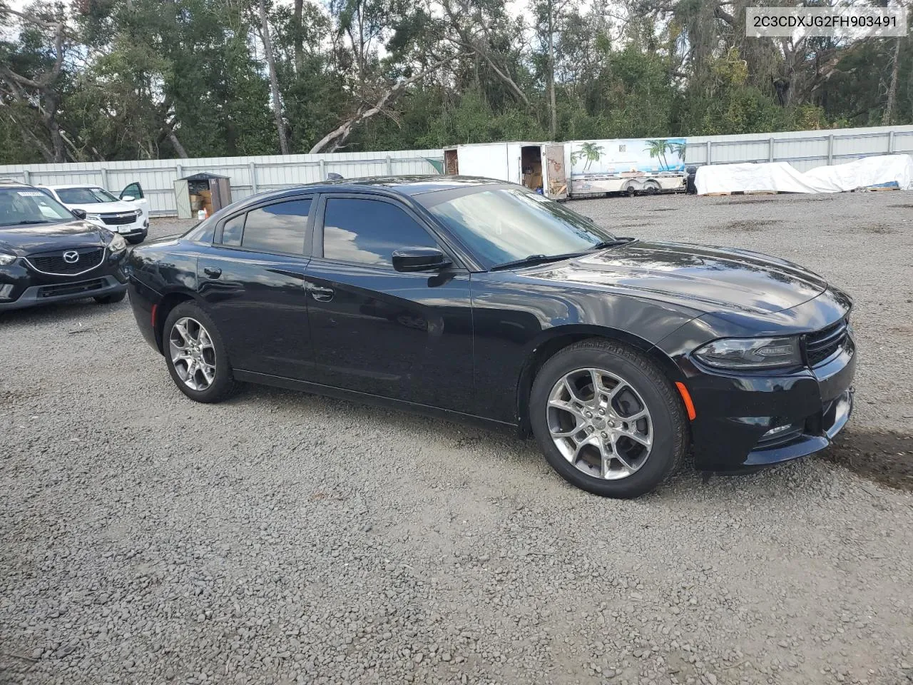 2015 Dodge Charger Sxt VIN: 2C3CDXJG2FH903491 Lot: 80078894