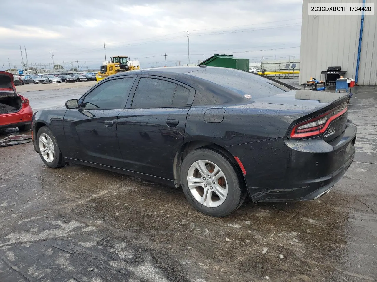 2015 Dodge Charger Se VIN: 2C3CDXBG1FH734420 Lot: 80574094