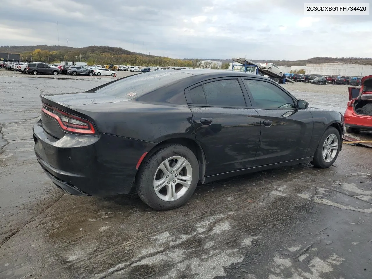 2015 Dodge Charger Se VIN: 2C3CDXBG1FH734420 Lot: 80574094