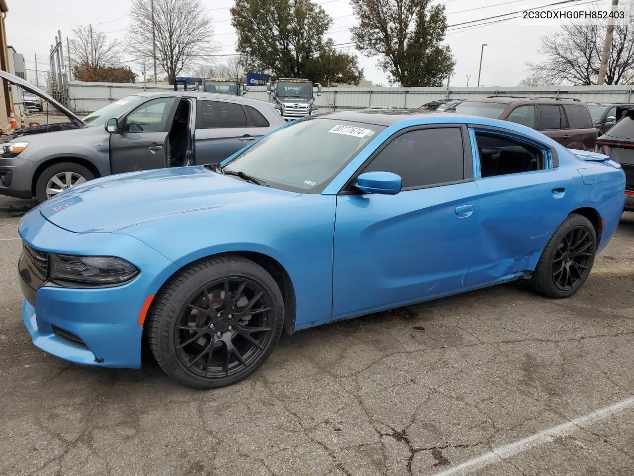 2015 Dodge Charger Sxt VIN: 2C3CDXHG0FH852403 Lot: 80777674