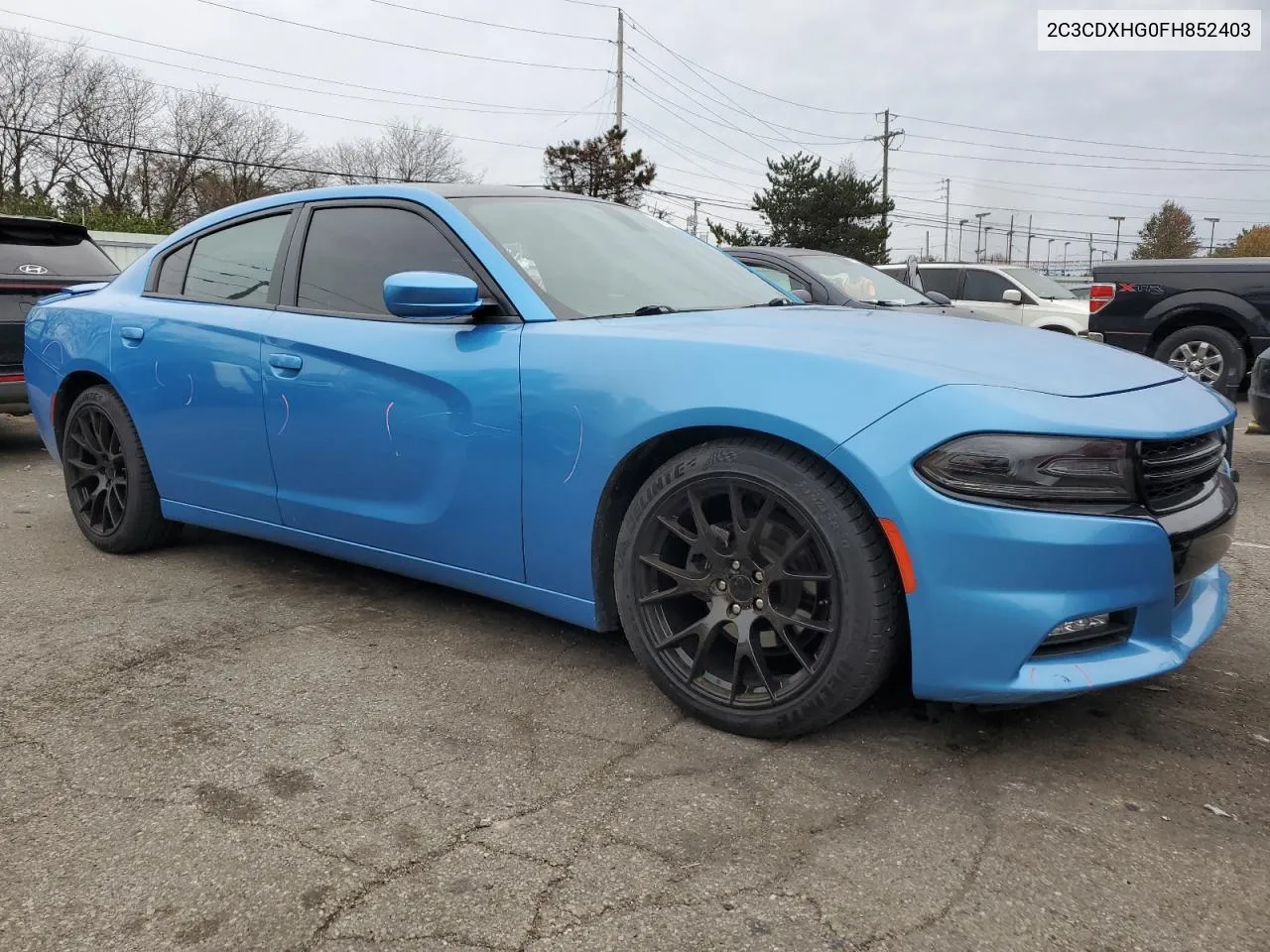 2015 Dodge Charger Sxt VIN: 2C3CDXHG0FH852403 Lot: 80777674