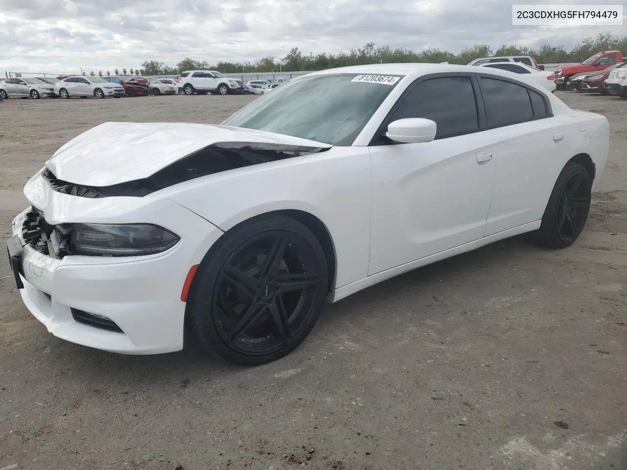 2015 Dodge Charger Sxt VIN: 2C3CDXHG5FH794479 Lot: 81203674