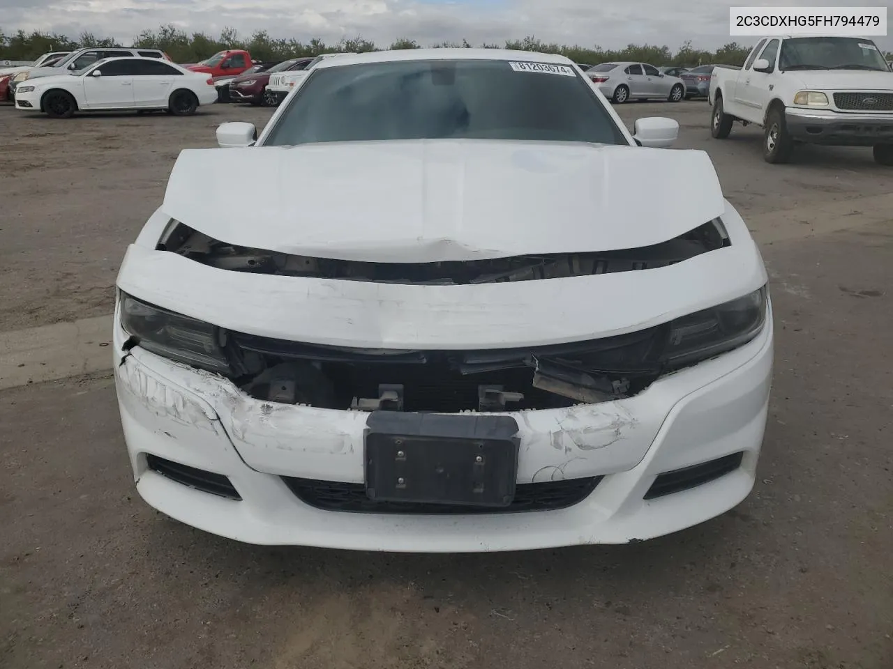 2015 Dodge Charger Sxt VIN: 2C3CDXHG5FH794479 Lot: 81203674