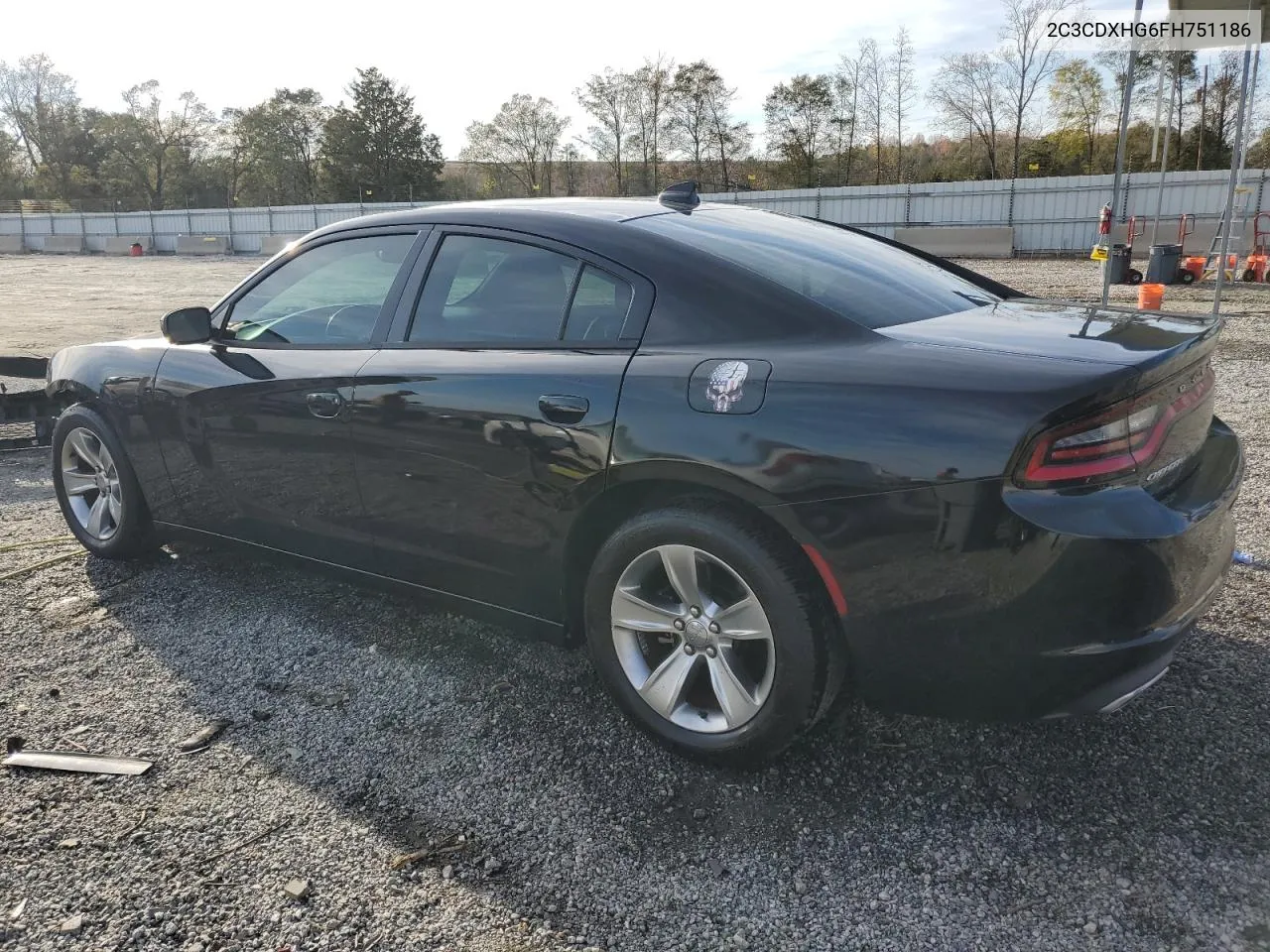 2015 Dodge Charger Sxt VIN: 2C3CDXHG6FH751186 Lot: 81355164