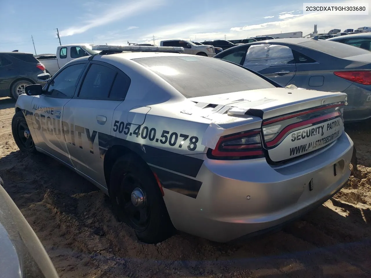 2C3CDXAT9GH303680 2016 Dodge Charger Police