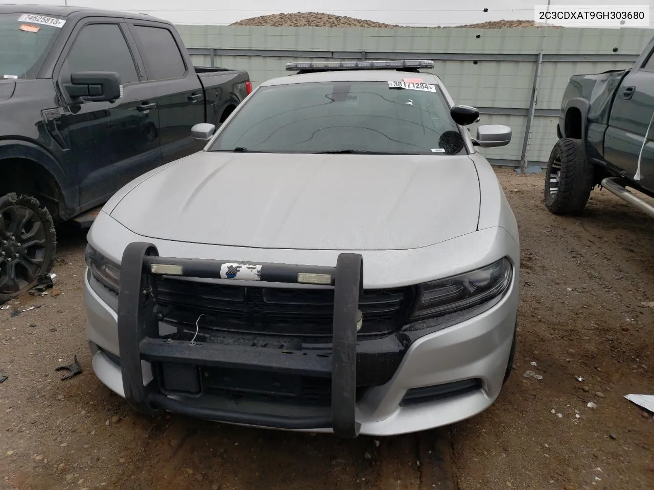 2016 Dodge Charger Police VIN: 2C3CDXAT9GH303680 Lot: 38171284