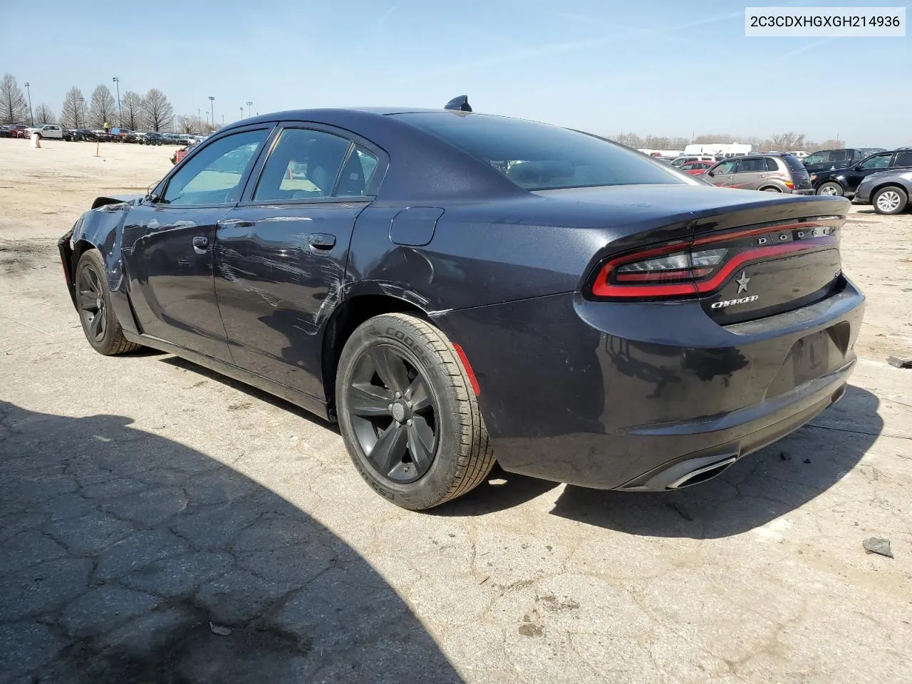 2C3CDXHGXGH214936 2016 Dodge Charger Sxt