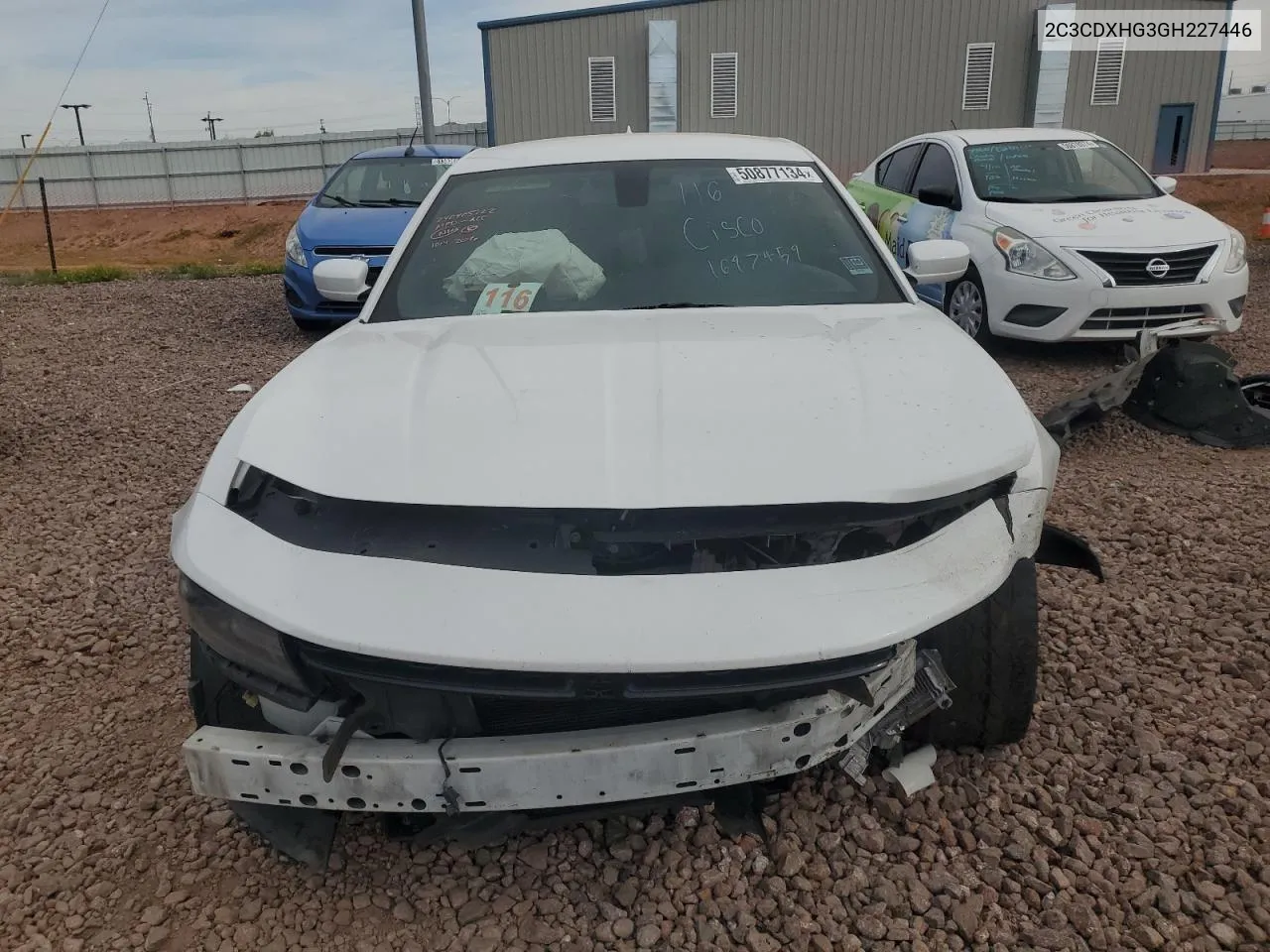 2C3CDXHG3GH227446 2016 Dodge Charger Sxt