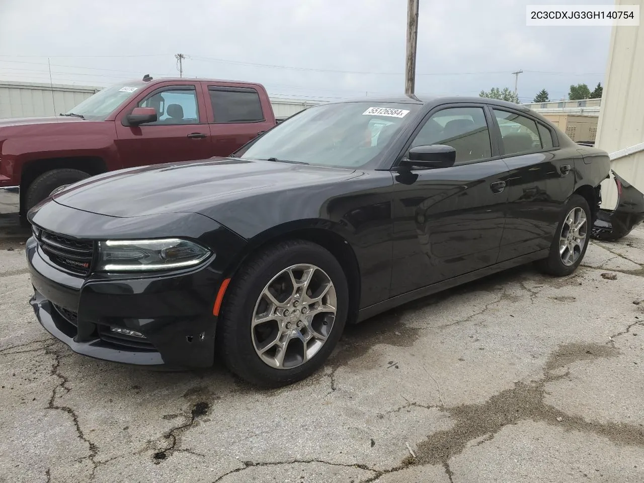 2016 Dodge Charger Sxt VIN: 2C3CDXJG3GH140754 Lot: 55126584