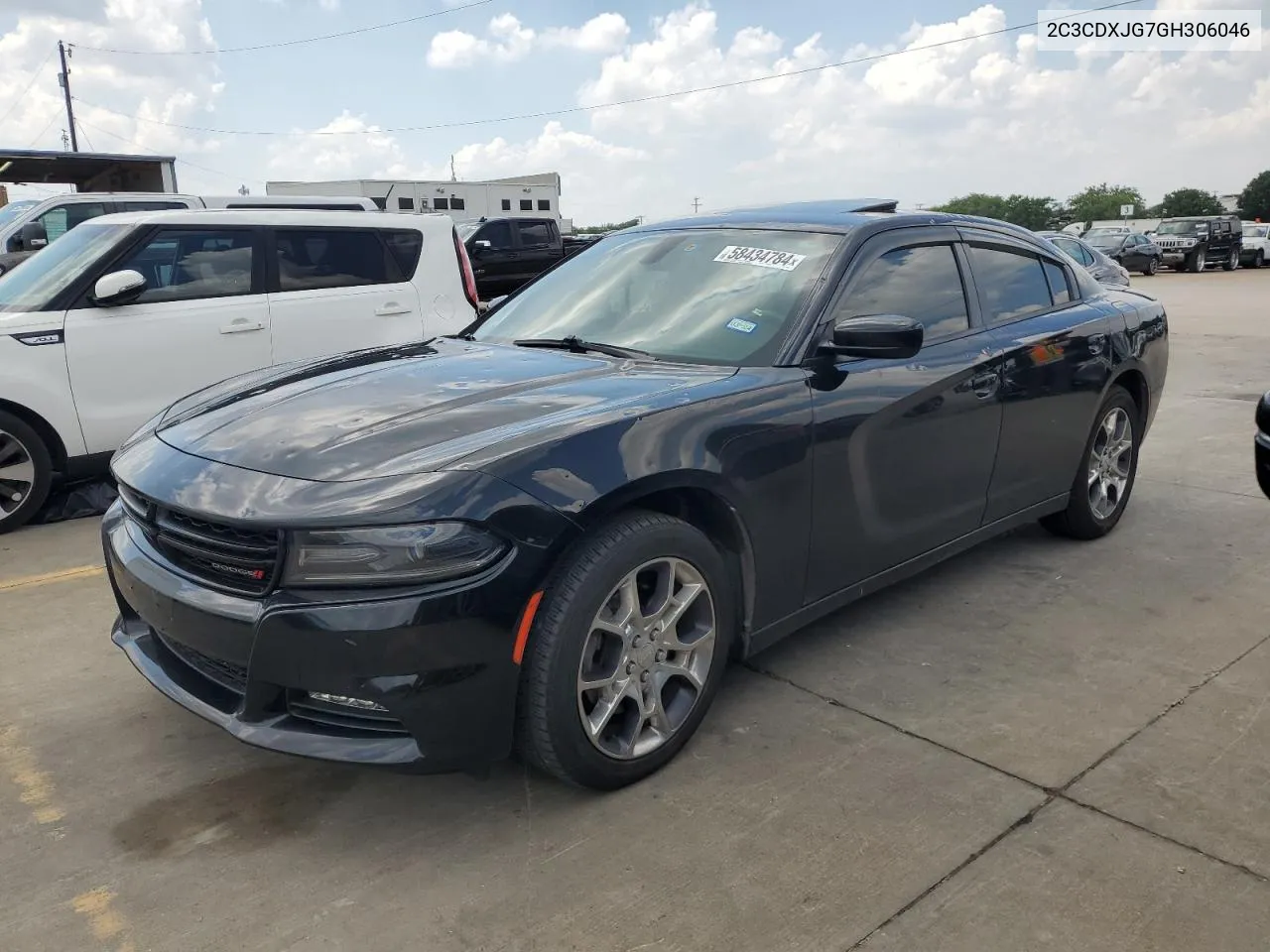 2016 Dodge Charger Sxt VIN: 2C3CDXJG7GH306046 Lot: 58434784