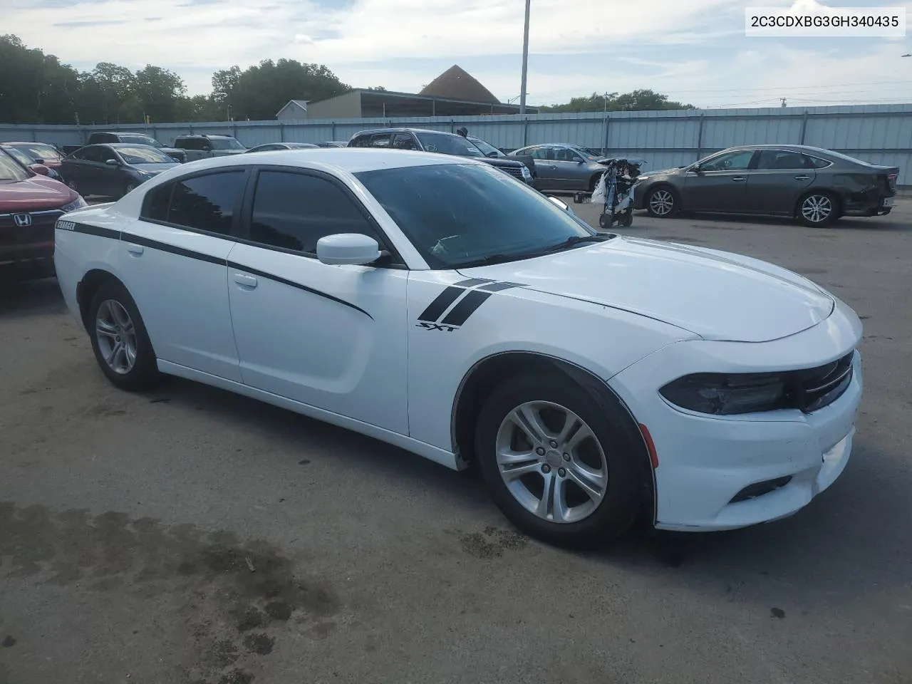 2016 Dodge Charger Se VIN: 2C3CDXBG3GH340435 Lot: 59634554