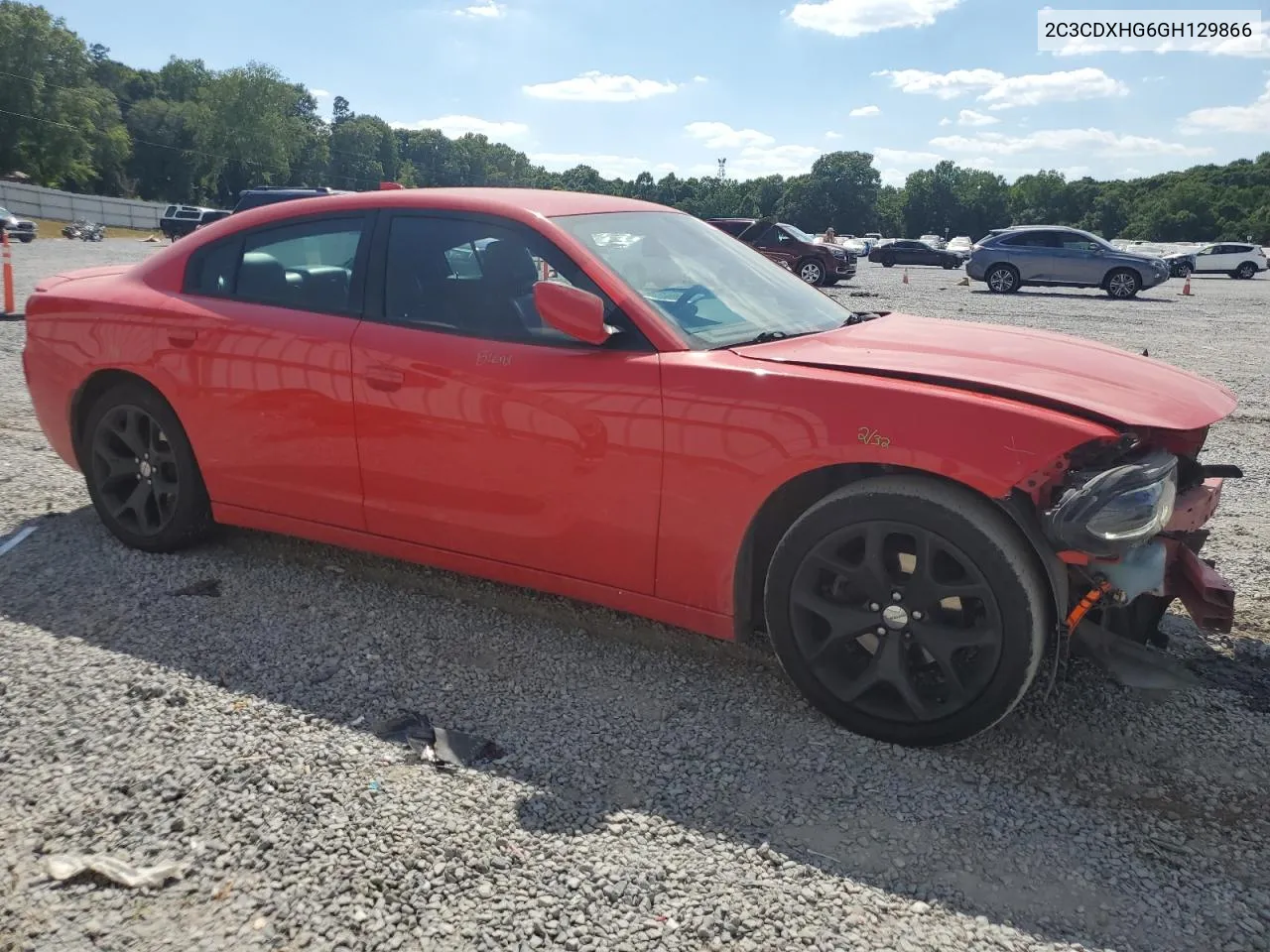 2C3CDXHG6GH129866 2016 Dodge Charger Sxt