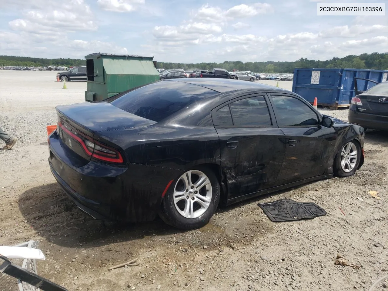 2016 Dodge Charger Se VIN: 2C3CDXBG7GH163596 Lot: 59875314