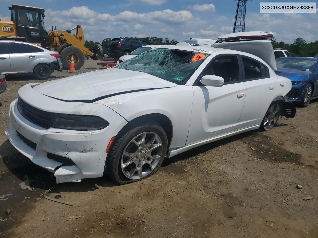 2016 Dodge Charger Sxt VIN: 2C3CDXJGXGH293888 Lot: 60682694