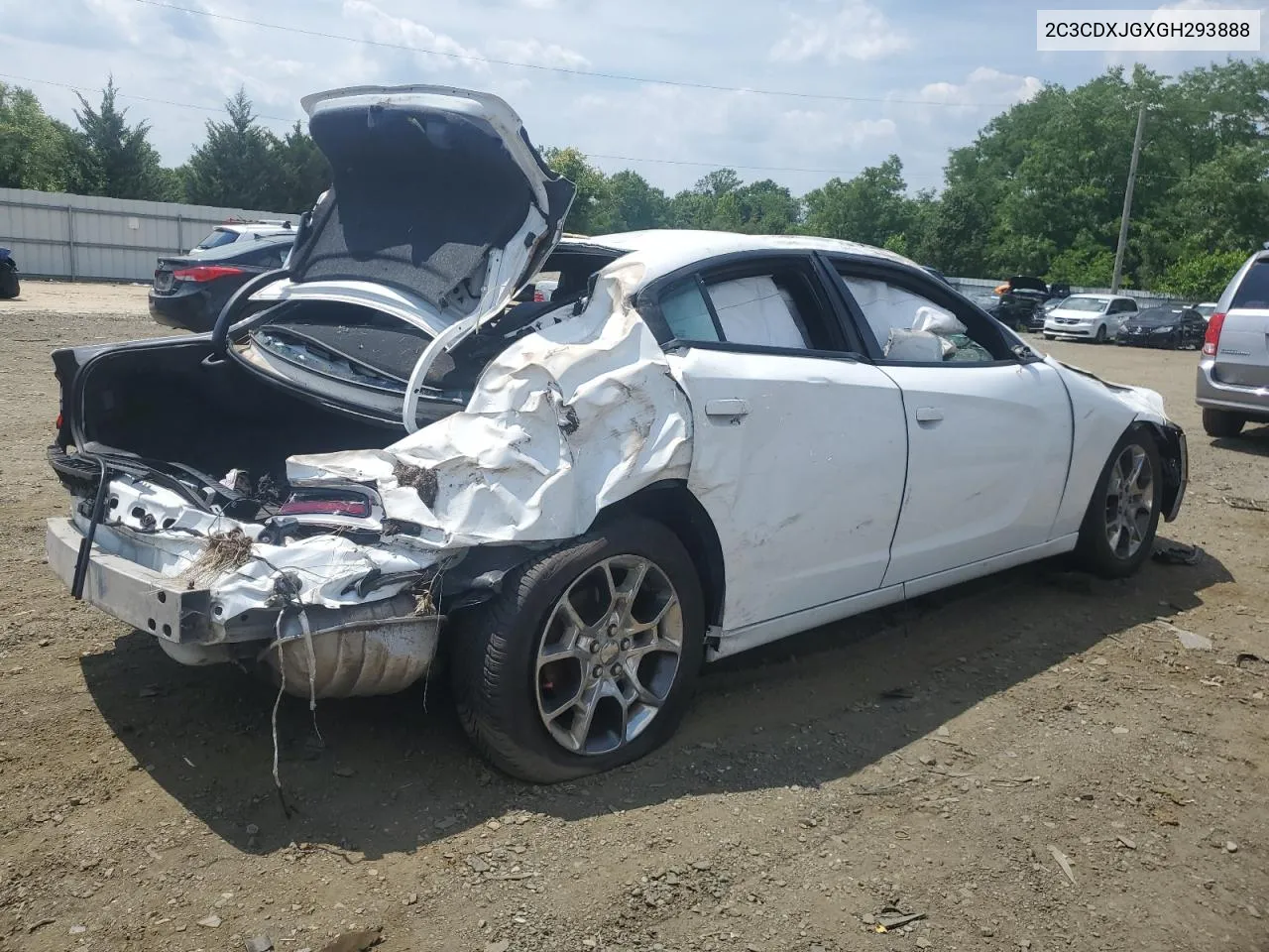 2016 Dodge Charger Sxt VIN: 2C3CDXJGXGH293888 Lot: 60682694