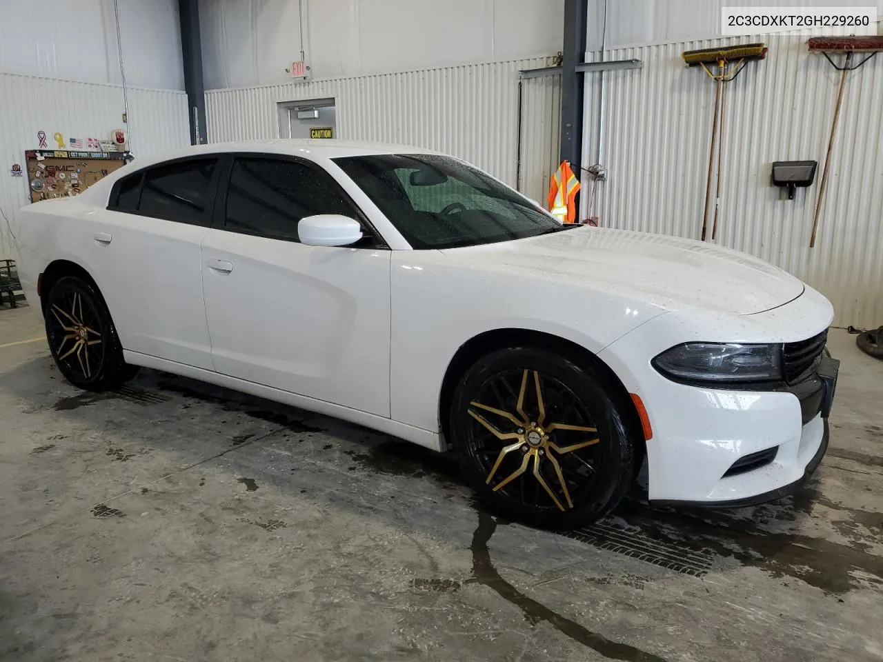 2016 Dodge Charger Police VIN: 2C3CDXKT2GH229260 Lot: 61302654