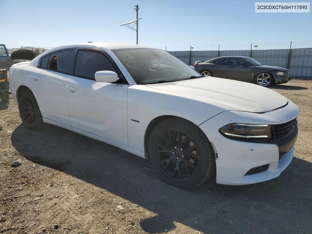 2016 Dodge Charger R/T VIN: 2C3CDXCT6GH117592 Lot: 61310914