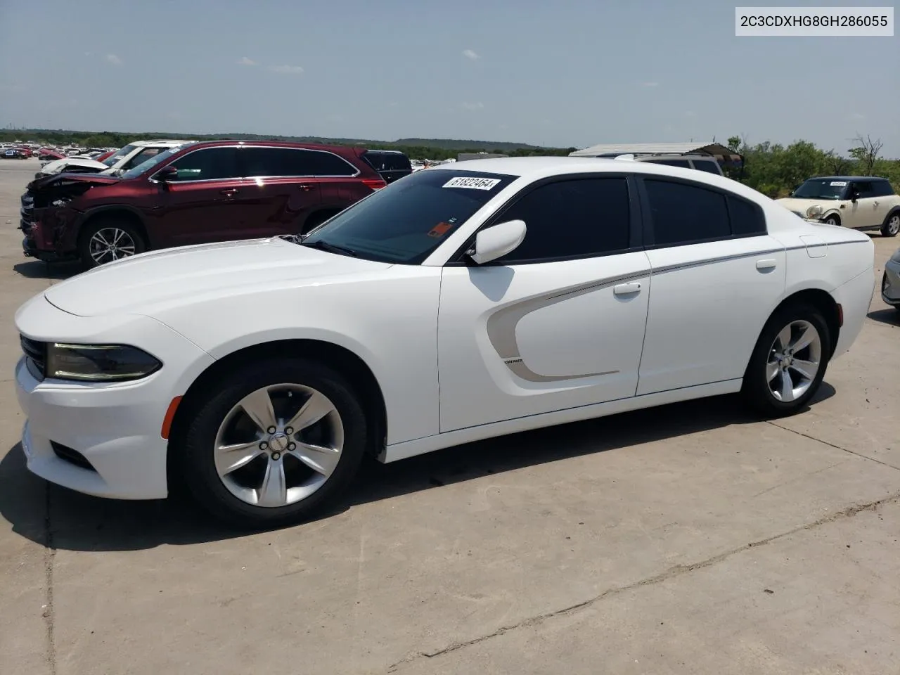 2016 Dodge Charger Sxt VIN: 2C3CDXHG8GH286055 Lot: 61822464