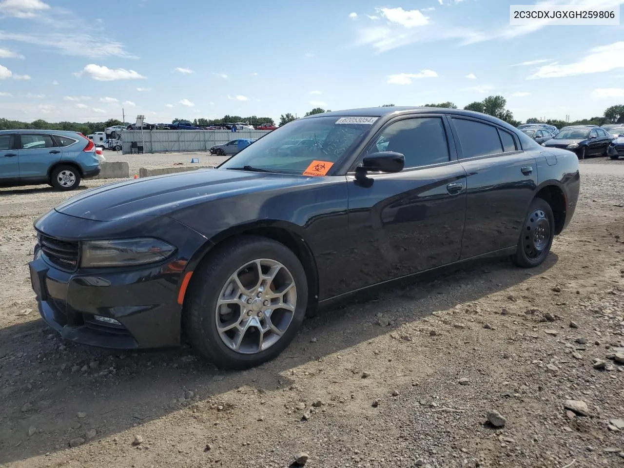 2016 Dodge Charger Sxt VIN: 2C3CDXJGXGH259806 Lot: 62053054