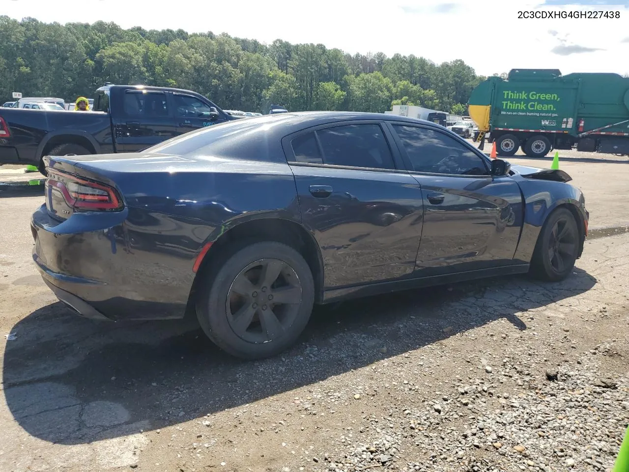 2016 Dodge Charger Sxt VIN: 2C3CDXHG4GH227438 Lot: 62112824