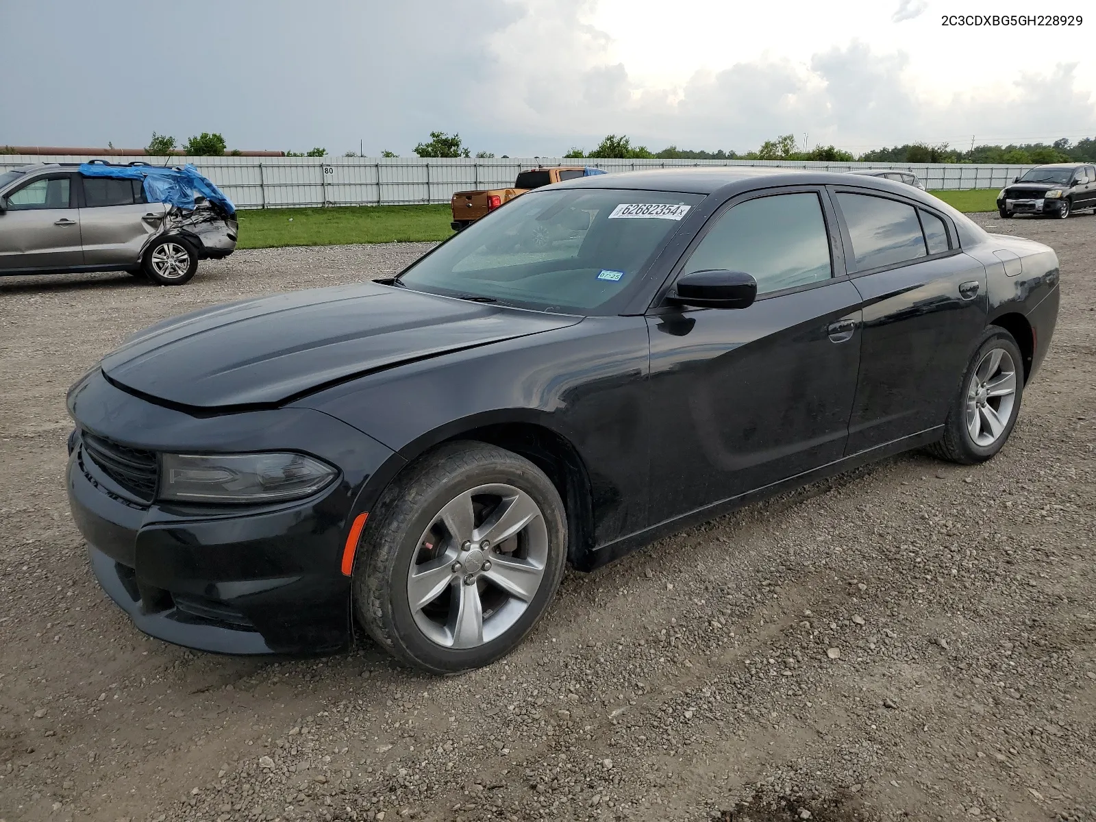 2016 Dodge Charger Se VIN: 2C3CDXBG5GH228929 Lot: 62682354