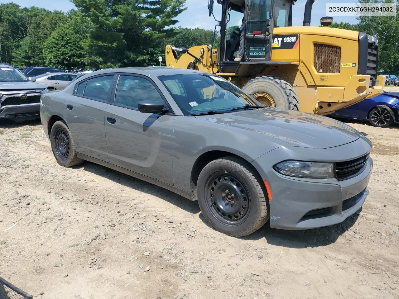 2016 Dodge Charger Police VIN: 2C3CDXKT6GH294032 Lot: 62796034