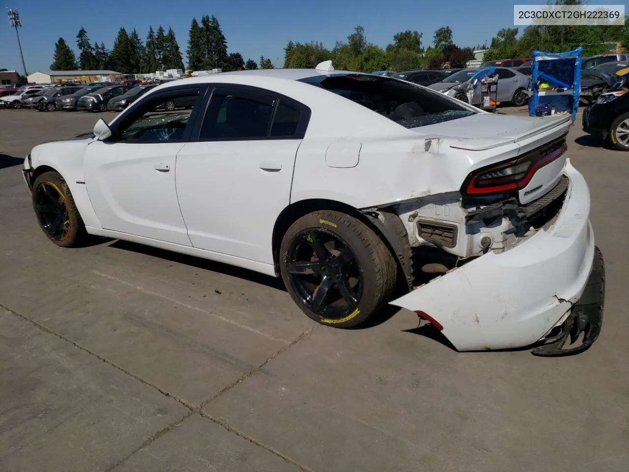 2016 Dodge Charger R/T VIN: 2C3CDXCT2GH222369 Lot: 63041254