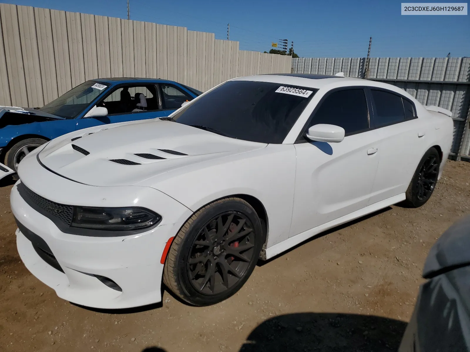 2016 Dodge Charger Srt 392 VIN: 2C3CDXEJ6GH129687 Lot: 63925564