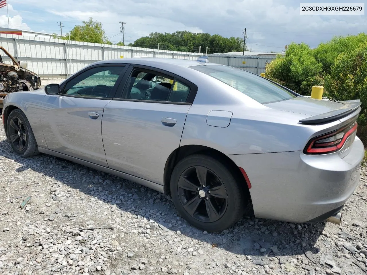 2C3CDXHGXGH226679 2016 Dodge Charger Sxt