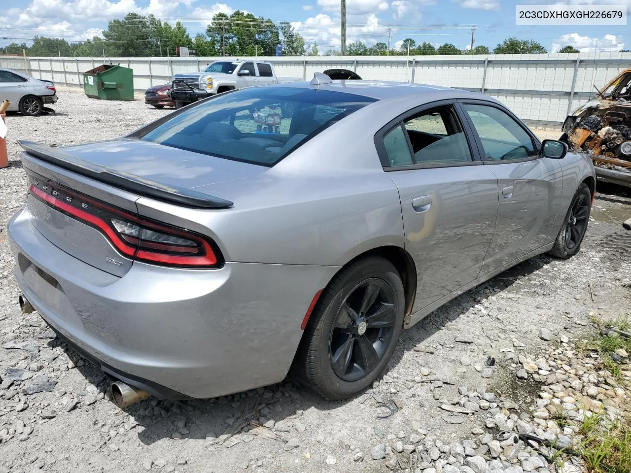 2016 Dodge Charger Sxt VIN: 2C3CDXHGXGH226679 Lot: 64393364