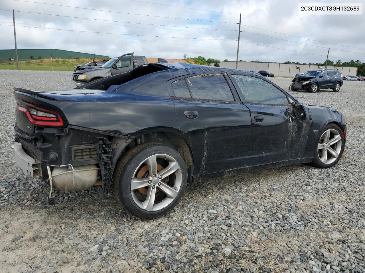 2016 Dodge Charger R/T VIN: 2C3CDXCT8GH132689 Lot: 64512284