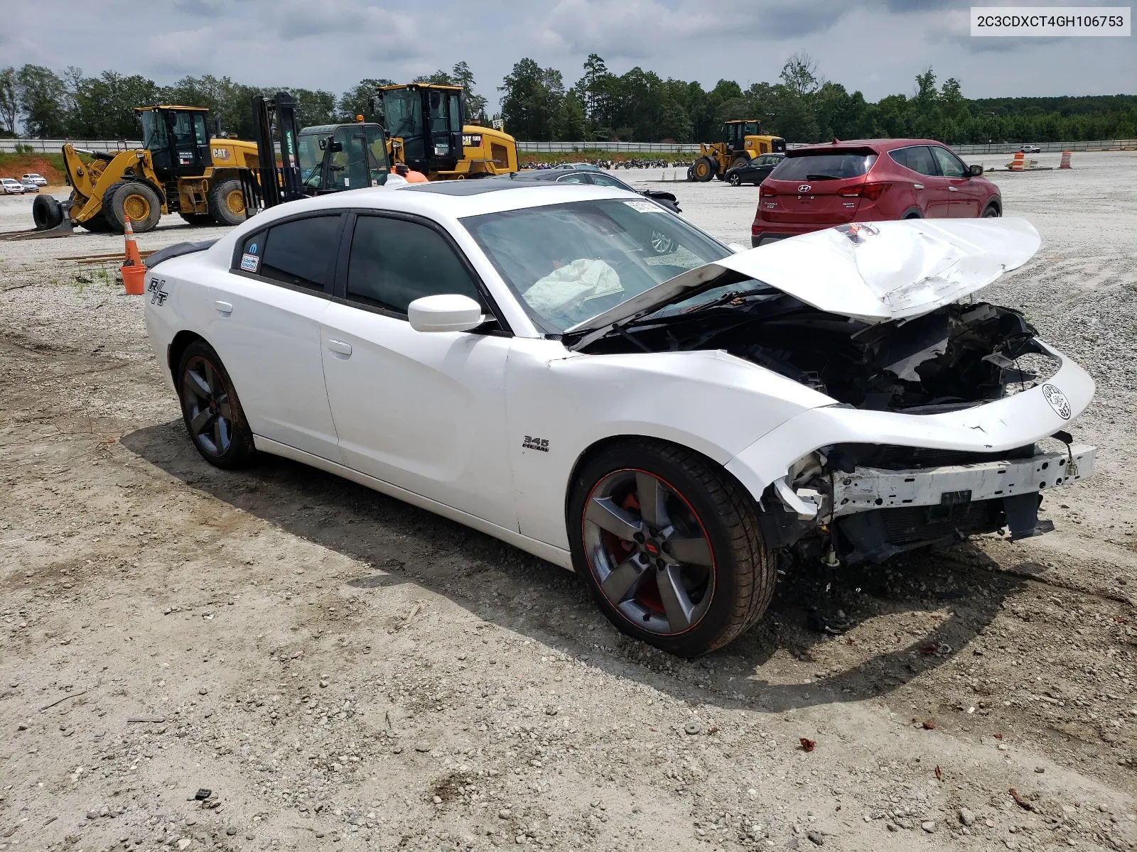 2016 Dodge Charger R/T VIN: 2C3CDXCT4GH106753 Lot: 65181144