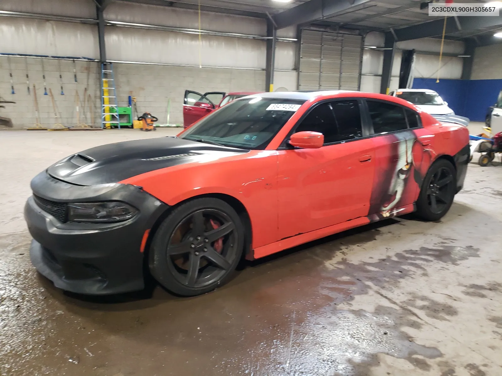 2C3CDXL90GH305657 2016 Dodge Charger Srt Hellcat