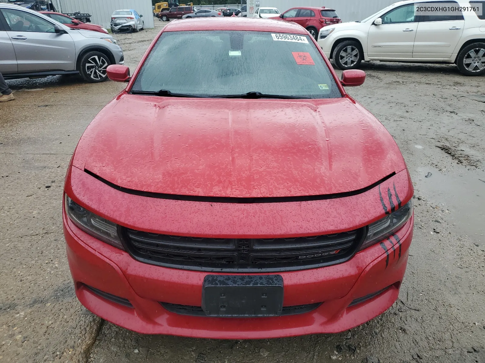 2016 Dodge Charger Sxt VIN: 2C3CDXHG1GH291761 Lot: 65963484