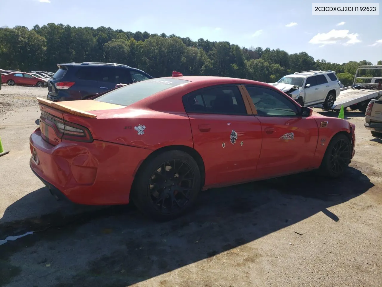 2016 Dodge Charger R/T Scat Pack VIN: 2C3CDXGJ2GH192623 Lot: 66146784