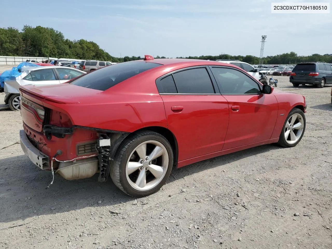 2016 Dodge Charger R/T VIN: 2C3CDXCT7GH180510 Lot: 66373214