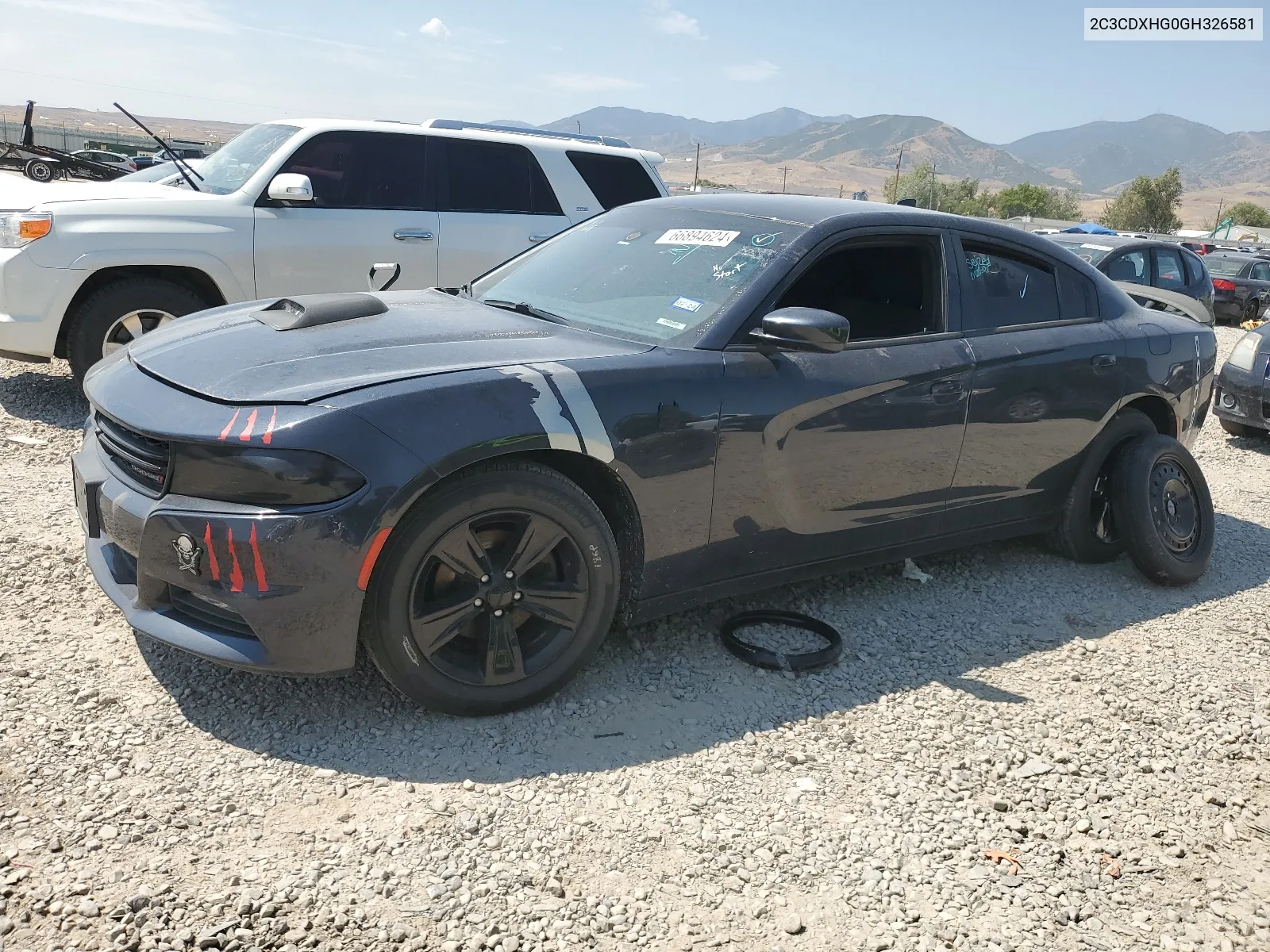 2016 Dodge Charger Sxt VIN: 2C3CDXHG0GH326581 Lot: 66894624