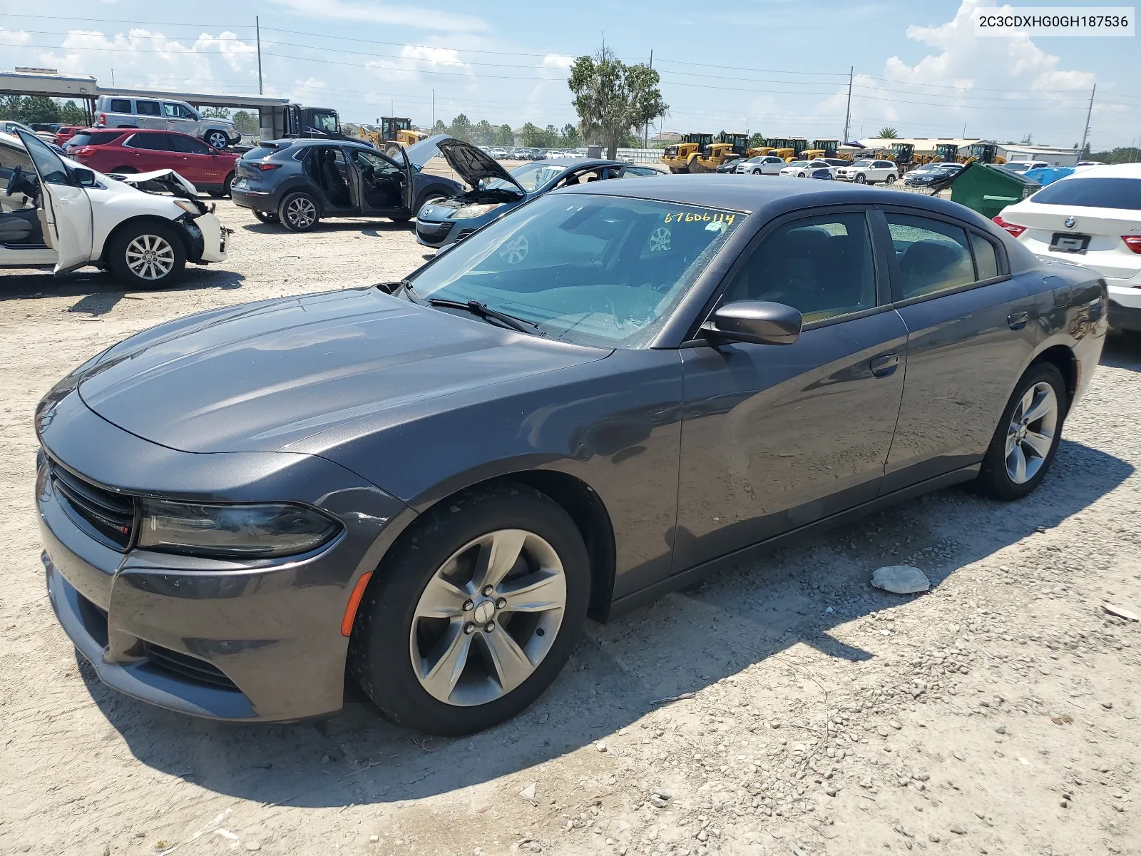 2016 Dodge Charger Sxt VIN: 2C3CDXHG0GH187536 Lot: 67606114