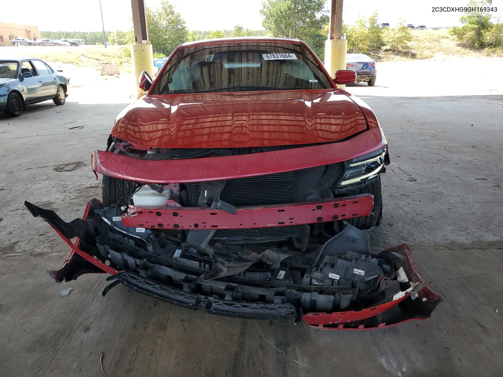 2C3CDXHG9GH169343 2016 Dodge Charger Sxt