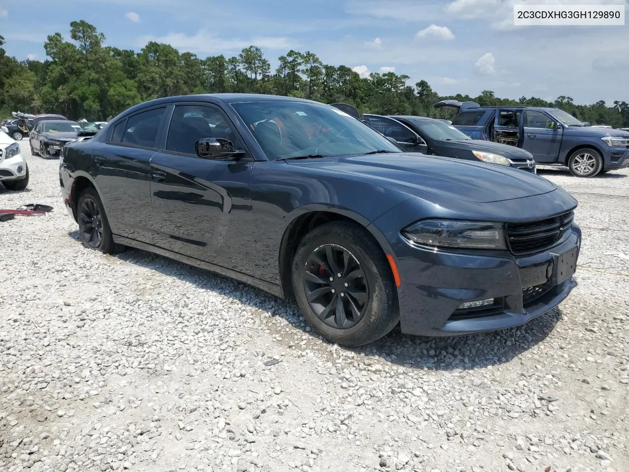 2016 Dodge Charger Sxt VIN: 2C3CDXHG3GH129890 Lot: 67939154