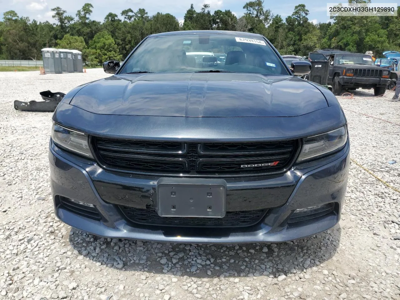 2016 Dodge Charger Sxt VIN: 2C3CDXHG3GH129890 Lot: 67939154