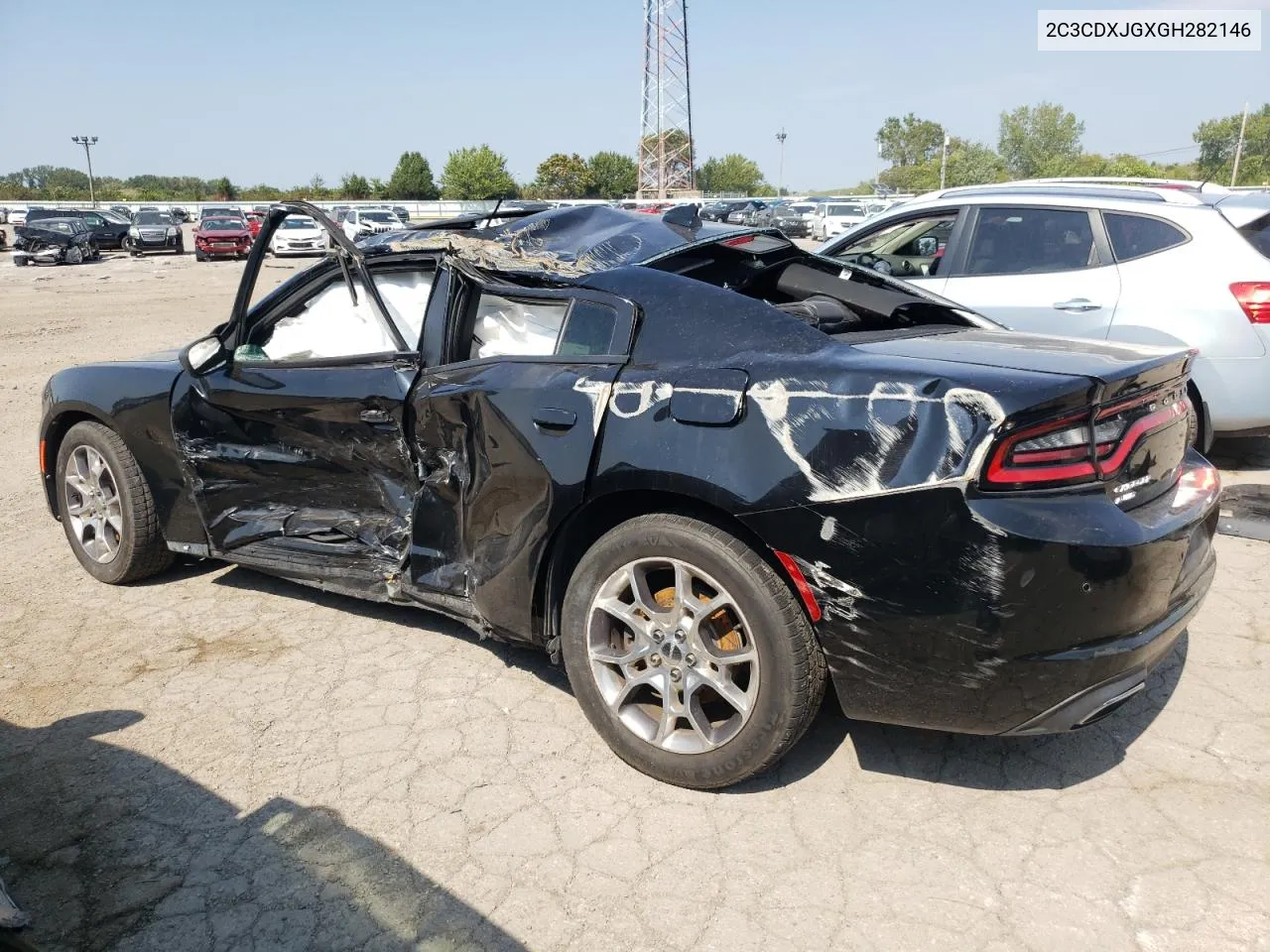 2016 Dodge Charger Sxt VIN: 2C3CDXJGXGH282146 Lot: 68076304