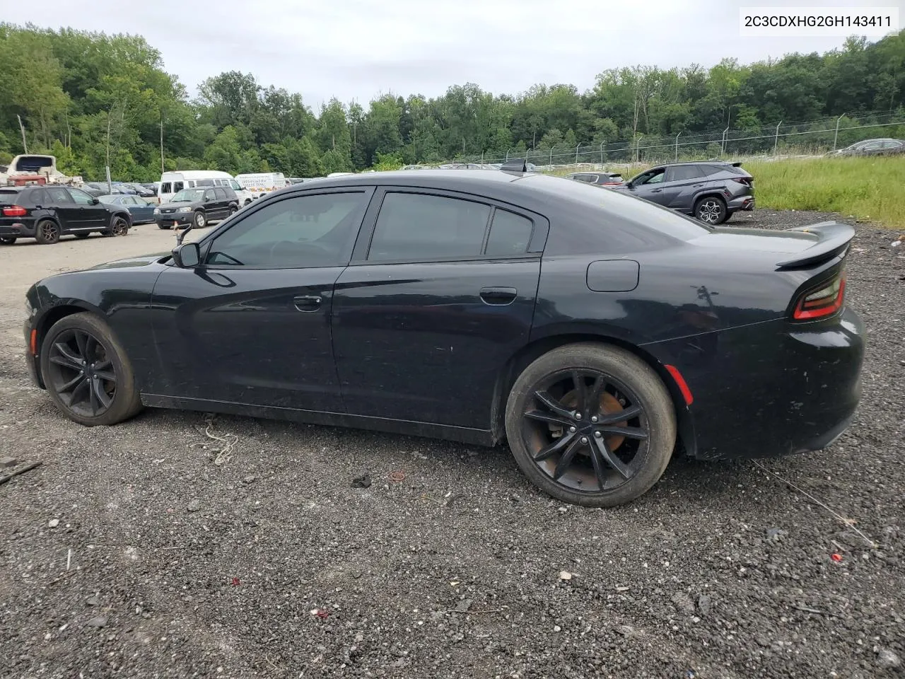 2016 Dodge Charger Sxt VIN: 2C3CDXHG2GH143411 Lot: 68410724