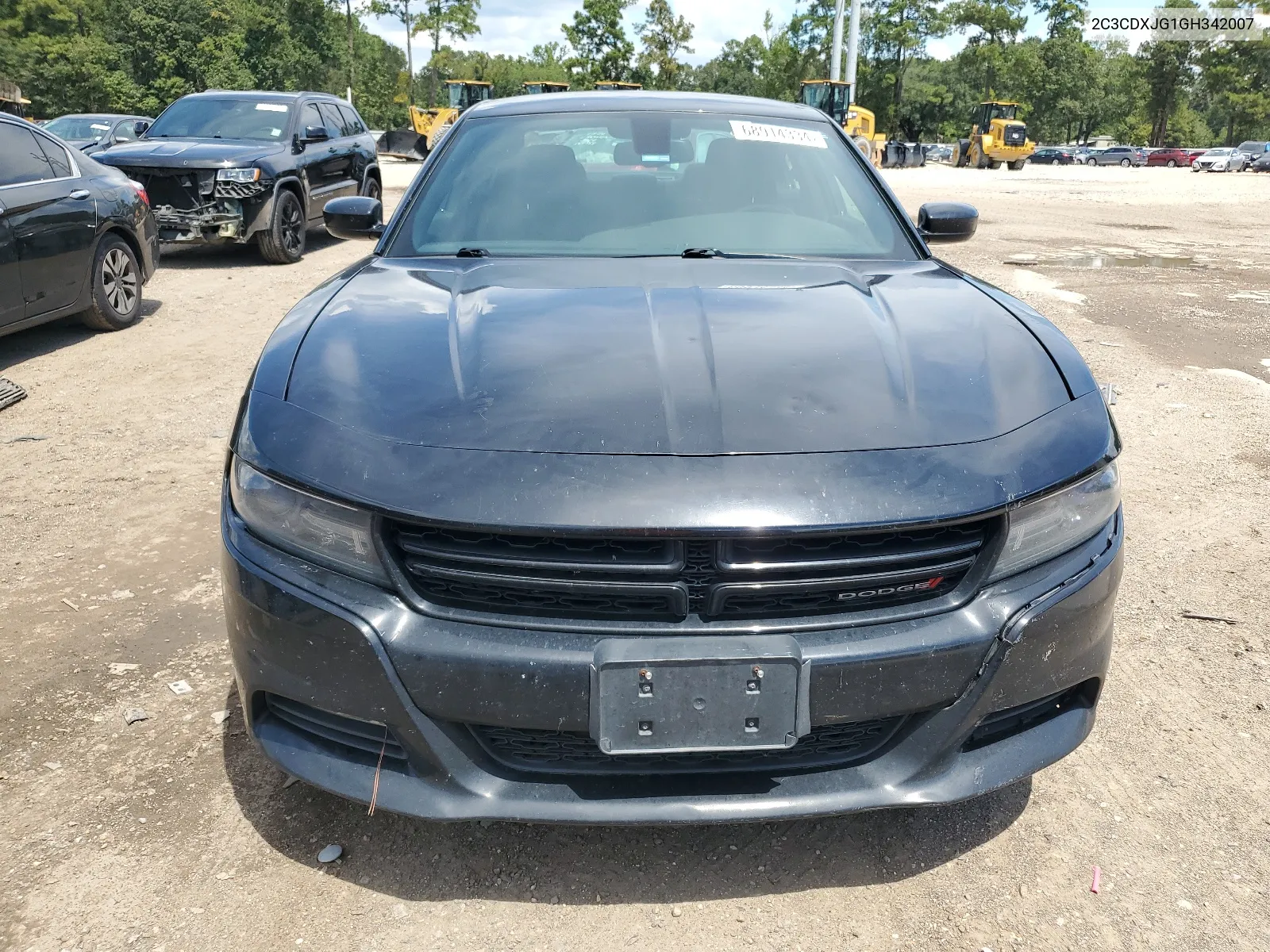 2016 Dodge Charger Sxt VIN: 2C3CDXJG1GH342007 Lot: 68914334